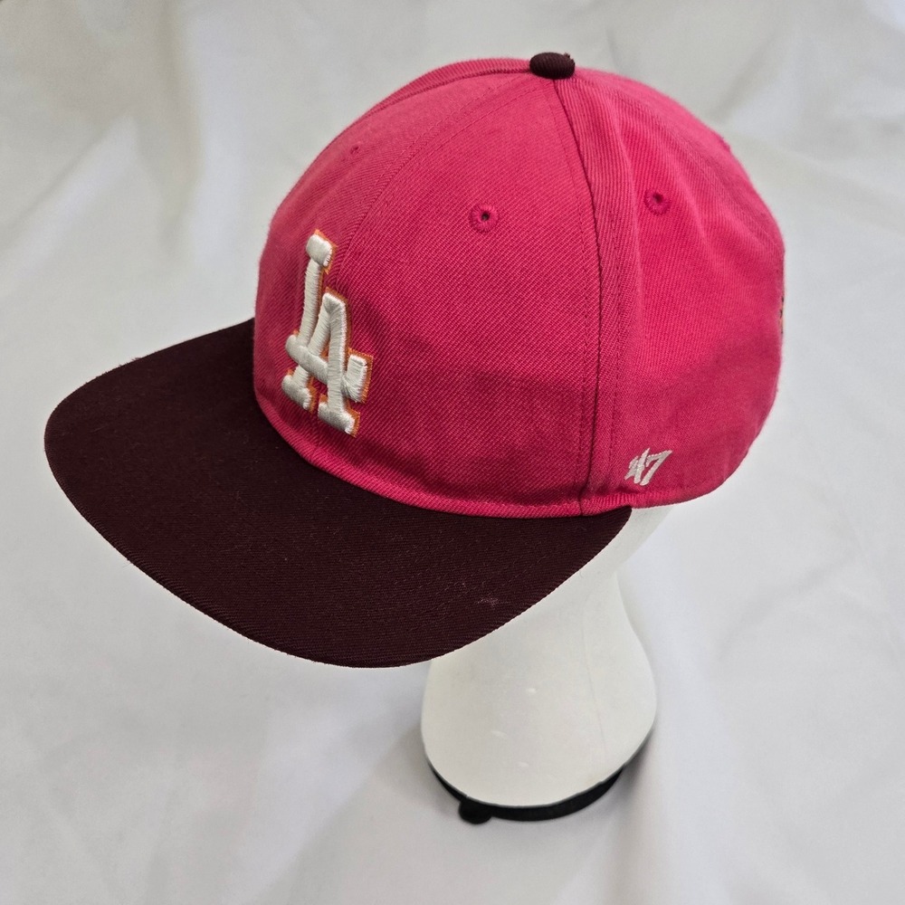 47 Brand Los Angeles Dodgers 1988 World Series Rose Pink Brown‎ Hat OSFA